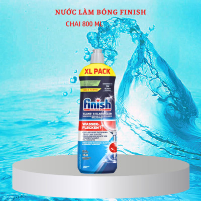 94 Viên rửa chén bát finish All in one + 800 ml Nước làm bóng chén finish