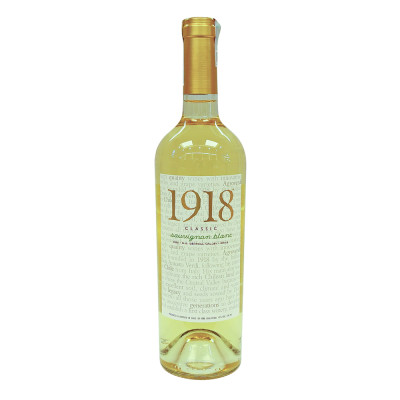 Rượu vang trắng Chile 1918 Classic Sauvignon Blanc 750ml 13% nhập khẩu - Hàng chính hãng