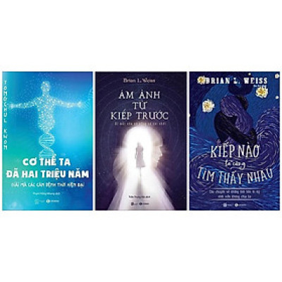Sách - Cơ Thể Ta Đã Hai Triệu Năm - Giải Mã Các Căn Bệnh Thời Hiện Đại + Ám Ảnh Từ Kiếp Trước + Kiếp Nào Ta Cũng Tìm Thấy Nhau - Thái Hà Books