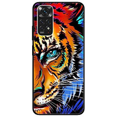 Ốp lưng dành cho Xiaomi Redmi Note 11 4G mẫu Hổ Nửa Mặt