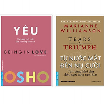 Sách - Combo Yêu + Từ nước mắt đến nụ cười - FirstNews