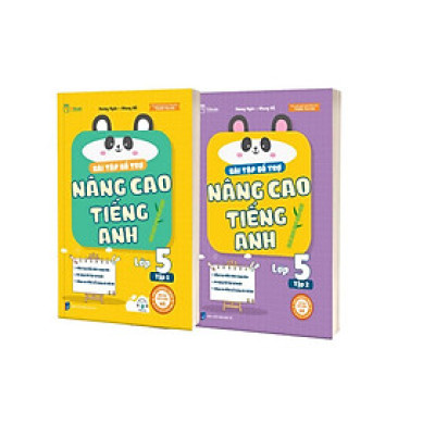 Sách - Combo Bài Tập Bổ Trợ Nâng Cao Tiếng Anh Lớp 5 (Tập 1+Tập 2) - TKBooks