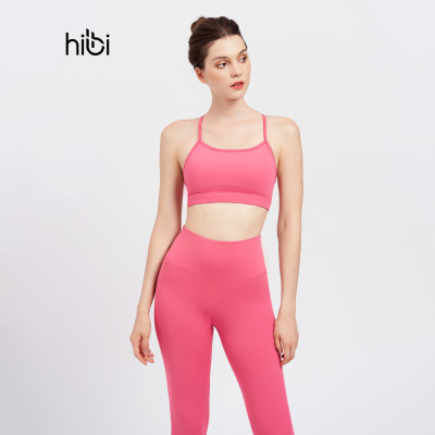 Set đồ tập Yoga Gym Hibi Sports H172 Kiểu 2 dây đan nơ, kèm mút ngực