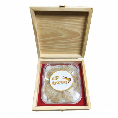Yến Sào Tinh Chế VINARI Loại Đặc Biệt - Hộp Gỗ Thông, Làm quà biếu, món quà ý nghĩa cho sức khỏe