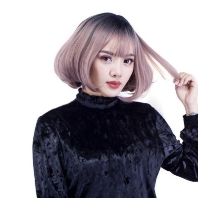 Tóc giả cao cấp cosplay nhật bản- tặng lưới chùm tóc- hình thật