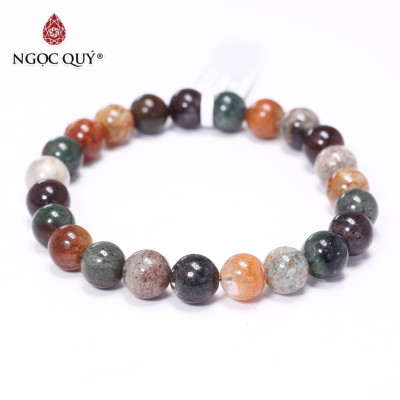 Vòng tay đá ưu linh đa sắc size hạt 8mm - Ngọc Quý Gemstones