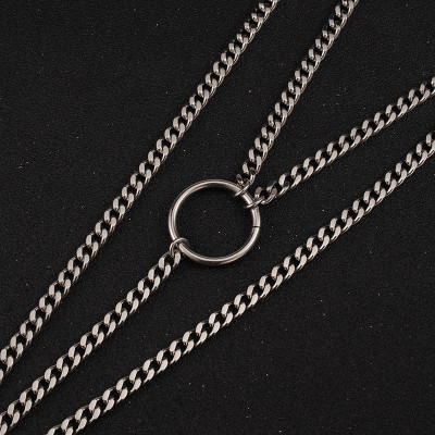 Vòng cổ dây chuyền titan punk phụ kiện thời trang mới