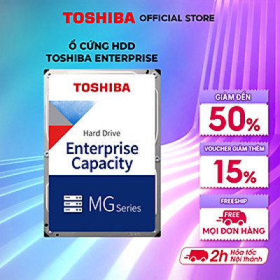 Ổ cứng HDD Toshiba Enterprise 7200 rpm 3.5-inch hoạt động 24/7 Bảo hành 5 năm Hàng chính hãng
