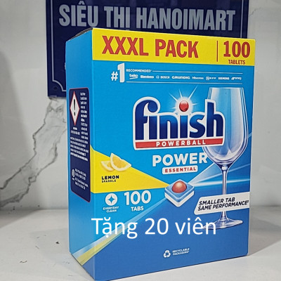 Viên rửa chén bát Finish Classic 120 viên - Hàng chính hãng