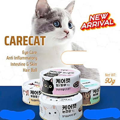 Thùng Pate CARE CAT 90g MIX VỊ ( 24 lon)