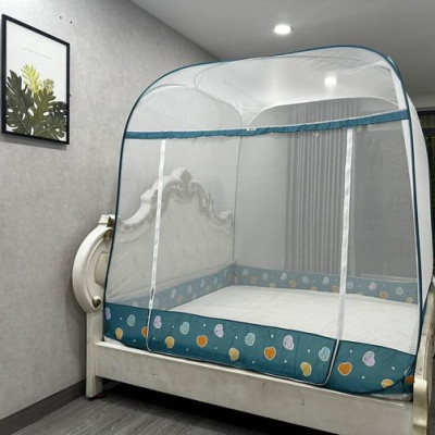 Màn Chụp , Mùng Chụp Cao Cấp Mộc Miên Đỉnh Vuông - Kích Thước 1,6mx2m - 1 cửa ( video , hình thật ) 