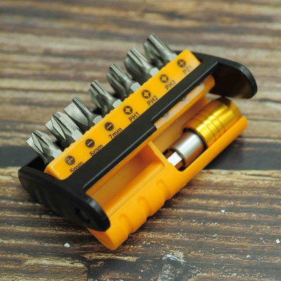 BỘ 15 ĐẦU TUA VÍT 6.35X25MM INGCO AKSD0151 - HÀNG CHÍNH HÃNG