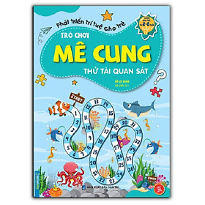 Sách - Trò Chơi Mê Cung - Thử Tài Quan Sát 2 - 8 Tuổi - Minh Thắng