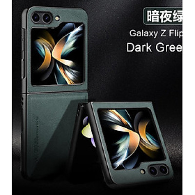 Ốp lưng da cho Samsung Galaxy Z Flip 7 / Z Flip 6 (Flip6) hiệu X-Level cao cấp - Hàng chính hãng