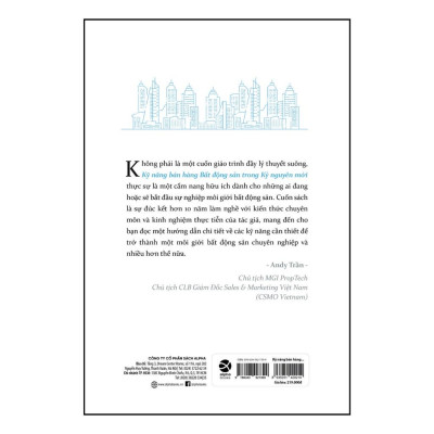 Kỹ Năng Bán Hàng Bất Động Sản Trong Kỷ Nguyên Mới - Bản Quyền