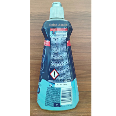 Combo rửa bát Finish: Hộp Classic 110 viên, Nước làm  bóng chai 400ml, Muối hộp 1,5kg - Chính hãng.