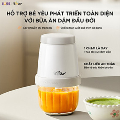 Máy xay ăn dặm 8 lưỡi 0.3L Bear CH-5H02D24 hàng chính hãng