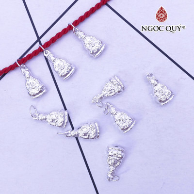 Charm bạc Quan Âm lớn treo - Ngọc Quý Gemstones