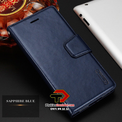 Bao da dạng ví dành cho OPPO Reno4 4G Việt Nam chính hãng Hanman có quai cài - Hàng chính hãng