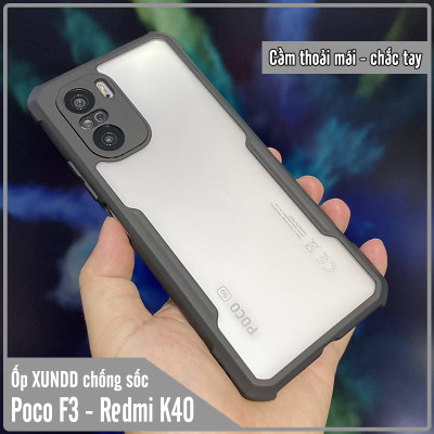 Ốp lưng cho Xiaomi Poco F3 - Redmi K40 chống sốc trong viền nhựa dẻo XunDD - Hàng nhập khẩu