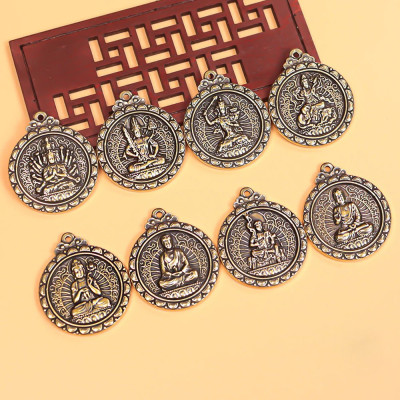 Dây chuyền mặt Phật phật Thiên Thủ Thiên Nhãn - Phật bản mệnh người tuổi Tý - MV03