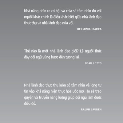 Từ Quản Lý Đến Lãnh Đạo - Sứ Mệnh Dẫn Đầu _SGB