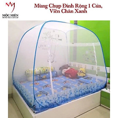 Màn Chụp , Mùng Chụp Tự Bung Đỉnh Rộng Cao Cấp Mộc Miên - Kích Thước 1,8mx2m ( Hà Nội )