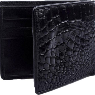 Ví nam da cá sấu Huy Hoàng gai lưng nhiều màu HT2210-11-12