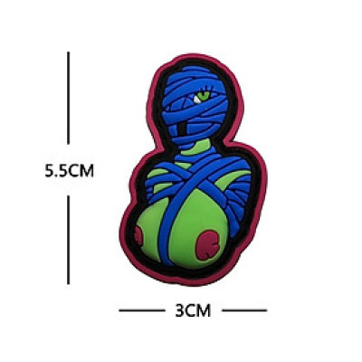 Patch_miếng dán PVC velcro Zombie mẹ xác ướp
