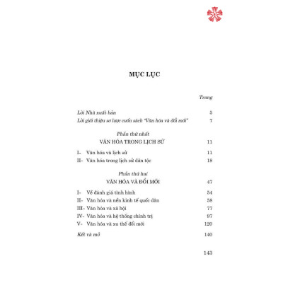 Văn hóa và đổi mới