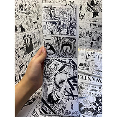 50 Miếng Truyện Tranh Dán Tường Truyện Tranh One Piece - Naruto - Dragon Ball - 7 Viên Ngọc Rồng - Thanh Gươm Diệt Quỷ