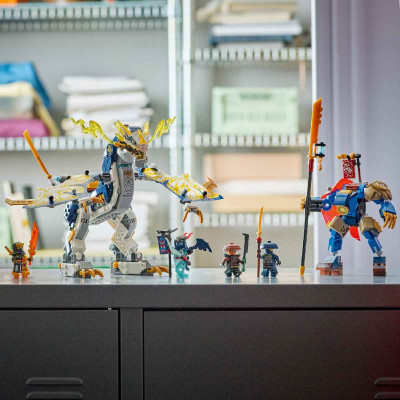 Đồ Chơi Lắp Ráp Rogue Và Cỗ Máy Rồng Chiến Đấu LEGO NINJAGO 71843 (584 chi tiết)