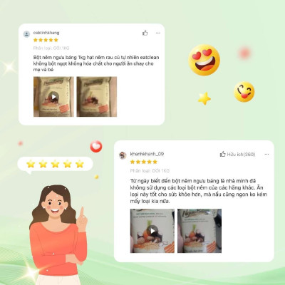 Bột nêm ngưu báng 1kg thuần chay không bột ngọt TÂM MINH FOODS