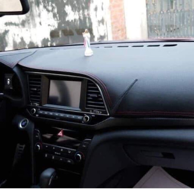 Thảm da Taplo vân carbon Cao cấp dành cho xe Hyundai Elantra