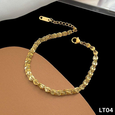 Lắc tay- Phụng- titan nữ không han gỉ LT04 Cao Su Phụ Kiện trang sứ c vòng