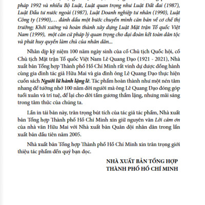 Người Lữ Hành Lặng Lẽ