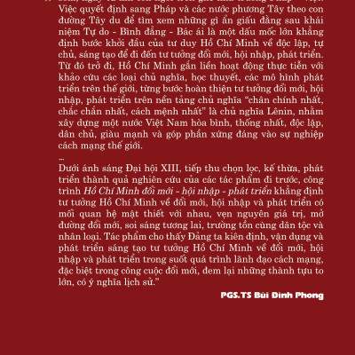 Hồ Chí Minh: Đổi mới - Hội nhập - Phát triển