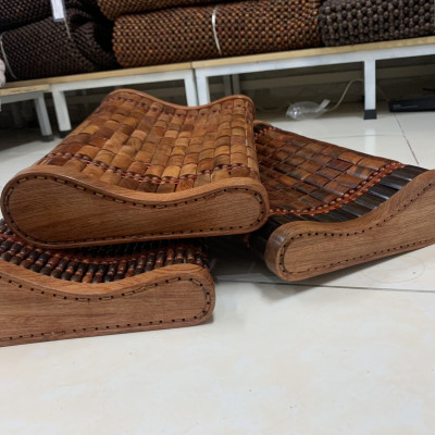 Gối Hạt Gỗ Hương Cao Cấp - Gối Công Thái Học ( video , hình thật )