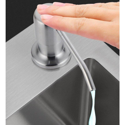 Bộ Vòi Xịt Nước Rửa Chén Inox 304 Gắn Bồn Rửa Chén Kèm Dây Nối Dài 100cm Tới Chai Nước Rửa Chén