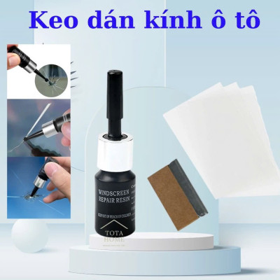 Phục Hồi Vết Nứt Kính ÔTo Với Keo Gắn Kính Chuyên Dụng Loại Tốt, ĐÈN TRANG TRÍ , ĐỒNG HỒ TREO TƯỜNG