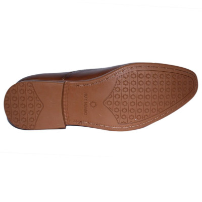 Giày tây nam Huy Hoàng cột dây  màu vàng bò HT7503