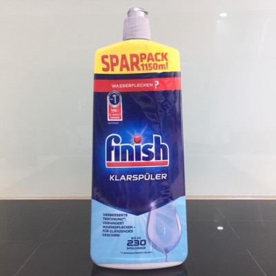 COMBO FINISH: Viên rửa bát Finish All in one 100 viên + Muối Finish 1.2kg + Nước làm bóng Finish 1150ml