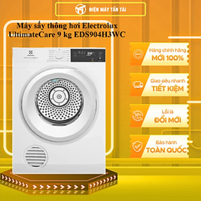 Máy sấy thông hơi Electrolux UltimateCare 9 kg EDS904H3WC - HÀNG CHÍNH HÃNG - CHỈ GIAO HCM