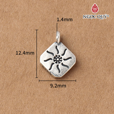 Charm bạc treo nhiều họa tiết - Ngọc Quý Gemstones