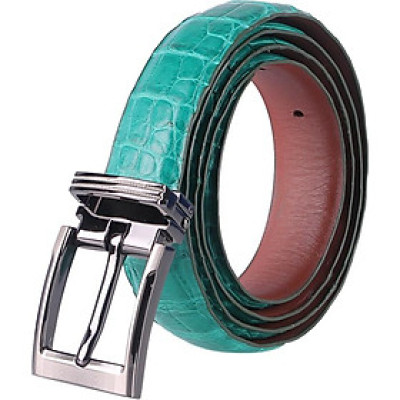 Thắt Lưng Nữ Da Cá Sấu Huy Hoàng HT5218 - Xanh Lá