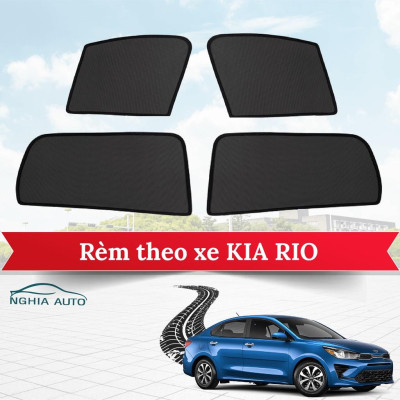 Rèm che nắng, Chắn nắng nam châm dành cho xe ô tô Kia Rio