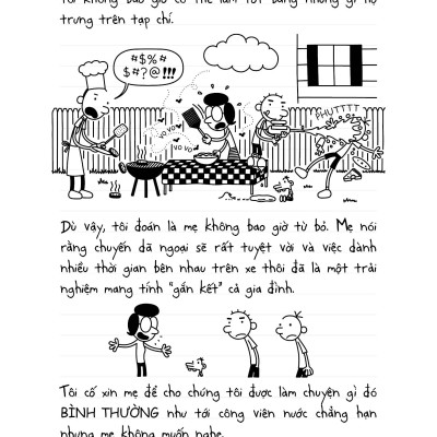 [Bộ 5 tập 6-10] Nhật Ký Chú Bé Nhút Nhát bản Tiếng Việt - Diary Of A Wimpy Kid, Truyện tranh thiếu nhi bán chạy trên toàn thế giới
