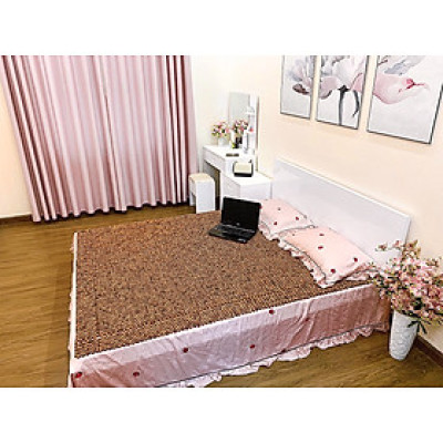 Chiếu Hạt Gỗ Hương Mộc Cao Cấp - Kích Thước 2,2mx2m hạt 1.6cm( video , hình thật ) 