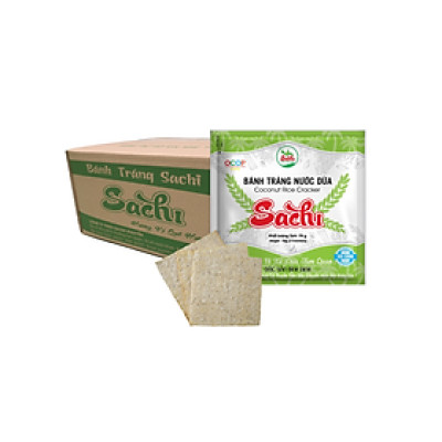 Bánh tráng nước dừa nướng -  Thùng 50 gói