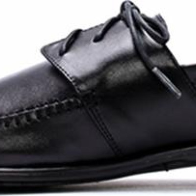 Giày Tây Nam Da Bò Huy Hoàng HT7109 - Đen